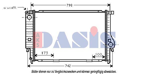 AKS DASIS Radiators, Motora dzesēšanas sistēma 051680N